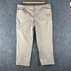 Gloria Vanderbilt Jeans Womens 22W Amanda Tan Cotton Stretch Pockets